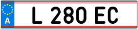 Truck License Plate